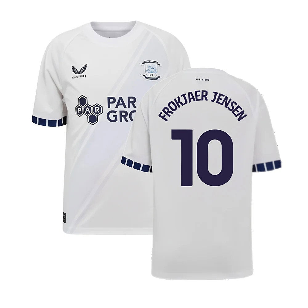 2024-2025 Preston North End Home Shirt (Kids) (Frokjaer Jensen 10)_0
