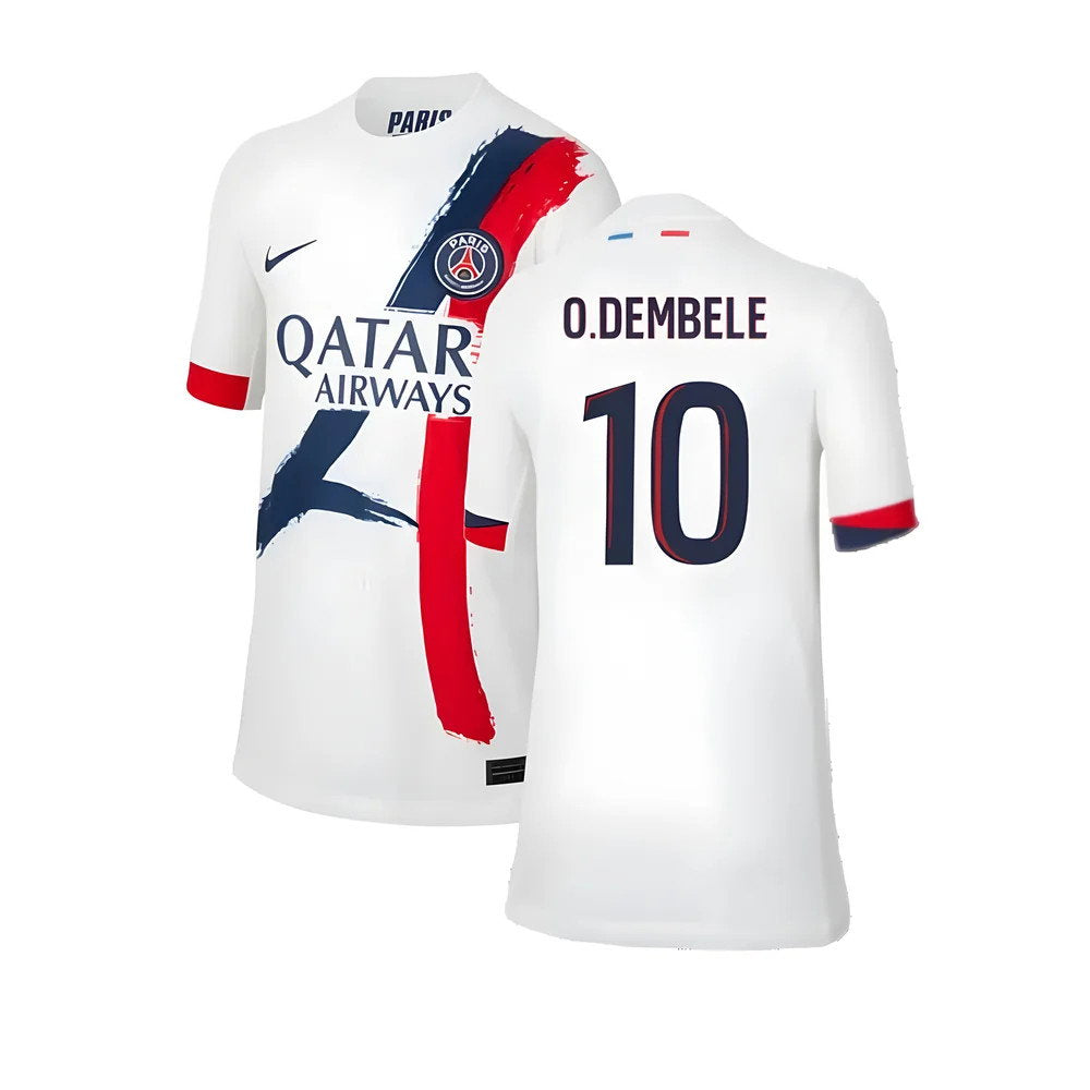 2024-2025 PSG Away Shirt (Kids) (O.Dembele 10)_0