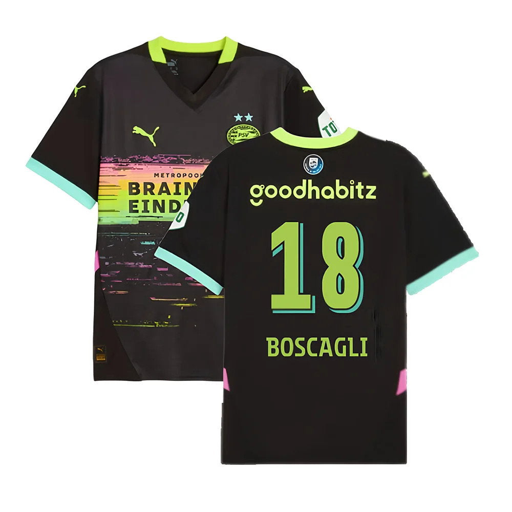 2024-2025 PSV Eindhoven Away Shirt (Boscagli 18)_0