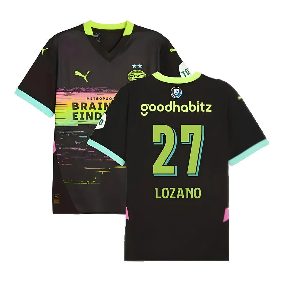 2024-2025 PSV Eindhoven Away Shirt (Lozano 27)_0