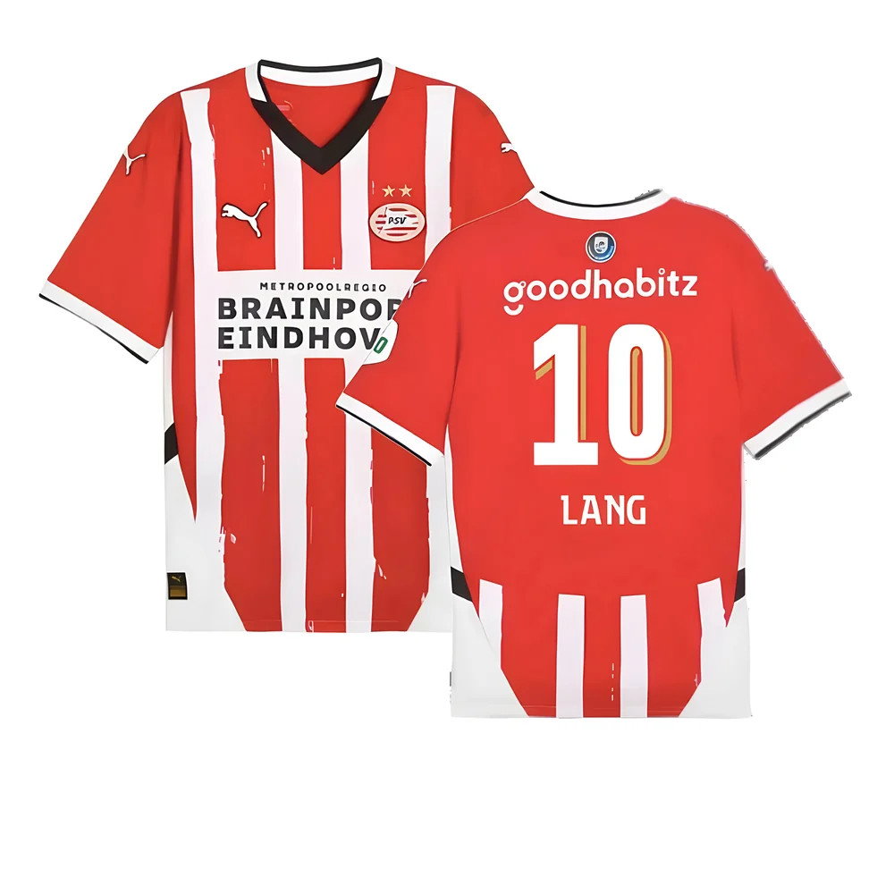 2024-2025 PSV Eindhoven Home Shirt (Lang 10)_0