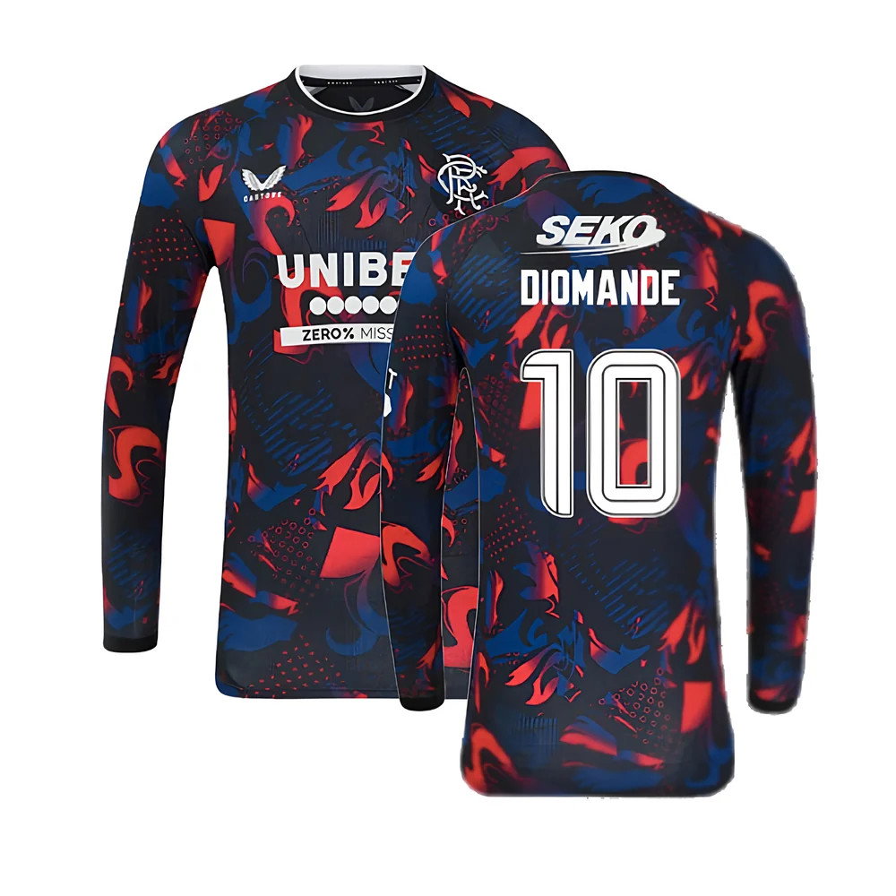 2024-2025 Rangers Long Sleeve Third Shirt (Diomande 10)_0