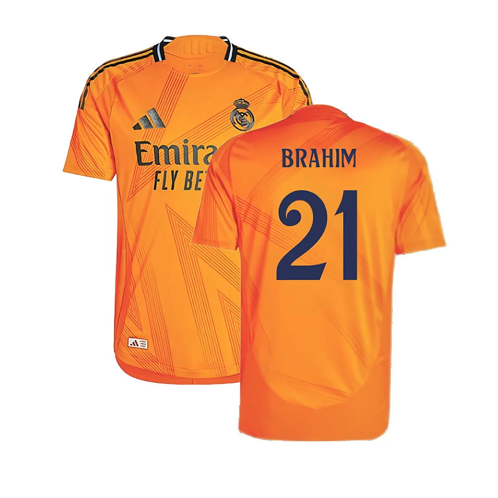 2024-2025 Real Madrid Authentic Away Shirt (Brahim 21)_0