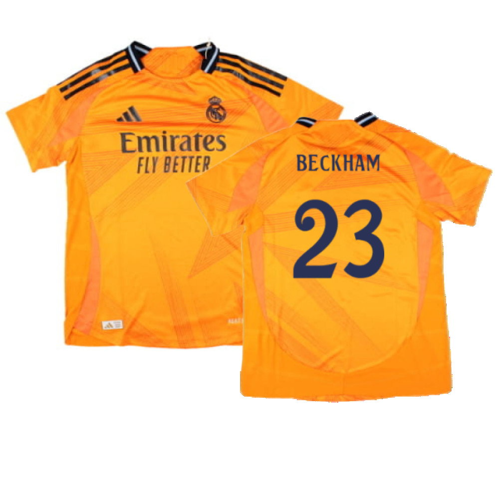 2024-2025 Real Madrid Authentic Away Shirt (Womens) (Beckham 23)_0