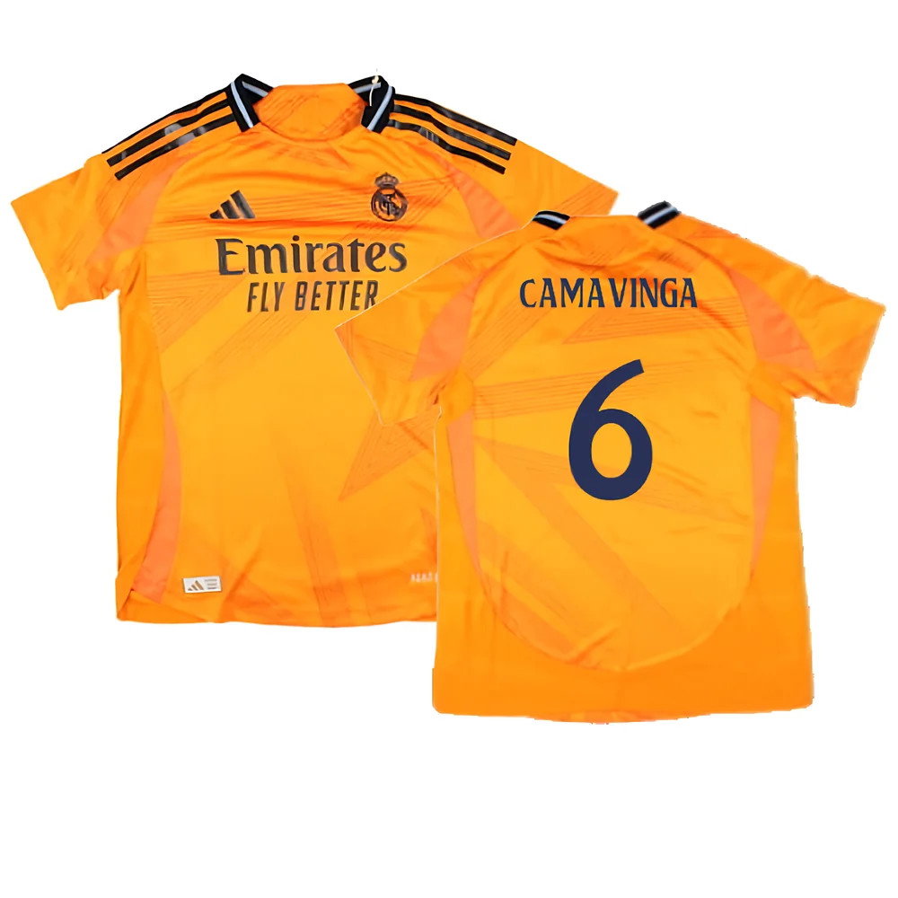 2024-2025 Real Madrid Authentic Away Shirt (Womens) (Camavinga 6)_0