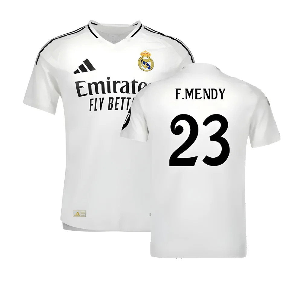 2024-2025 Real Madrid Authentic Home Shirt (F.Mendy 23)_0
