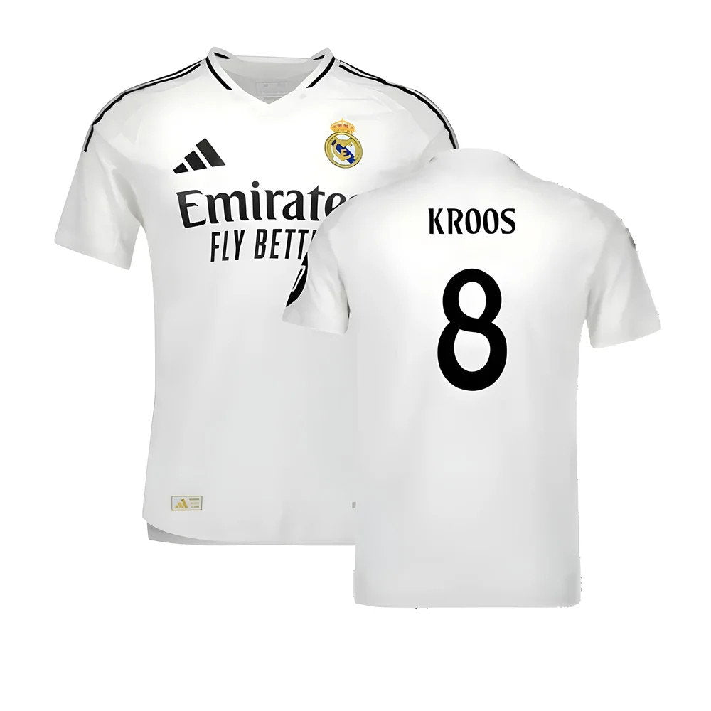 2024-2025 Real Madrid Authentic Home Shirt (Kroos 8)_0