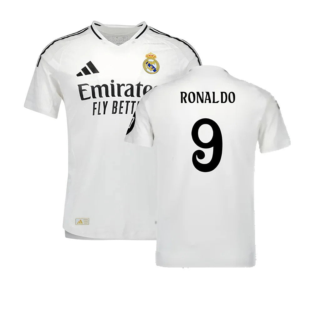 2024-2025 Real Madrid Authentic Home Shirt (Ronaldo 9)_0