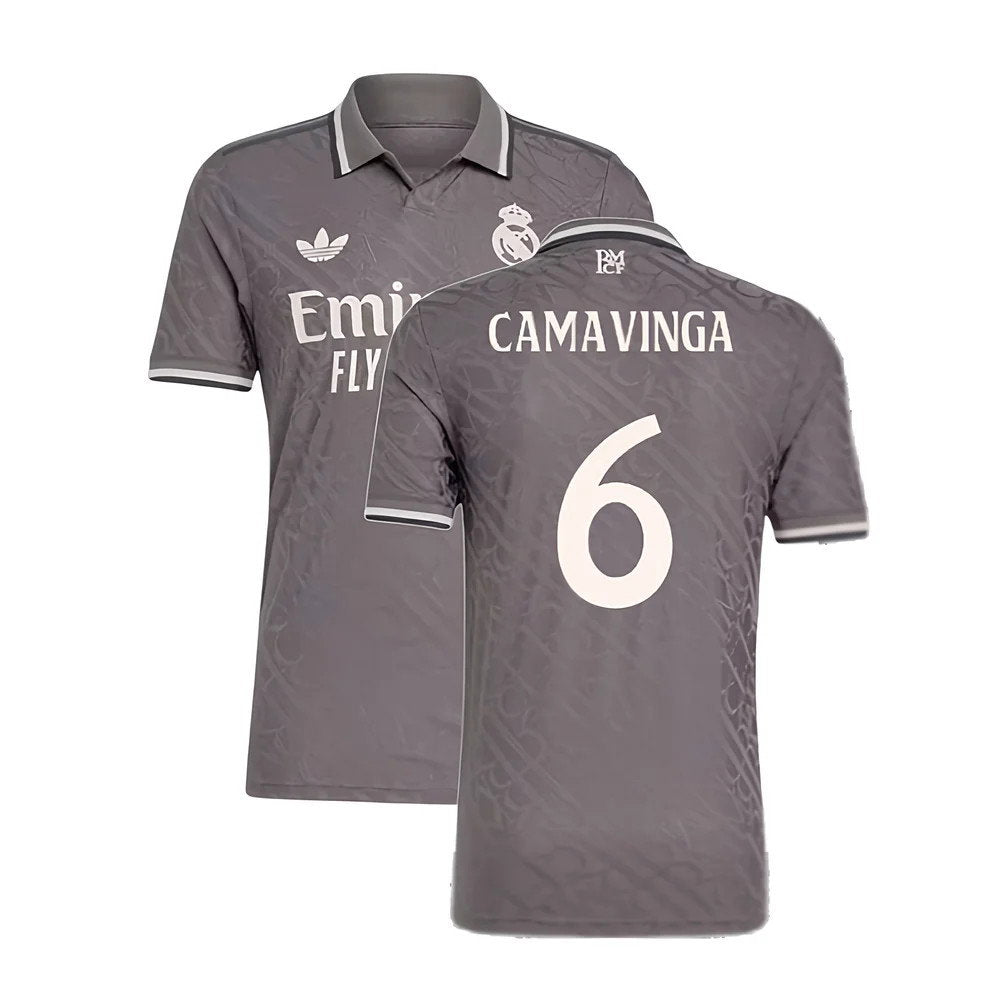 2024-2025 Real Madrid Authentic Third Shirt (Camavinga 6)_0