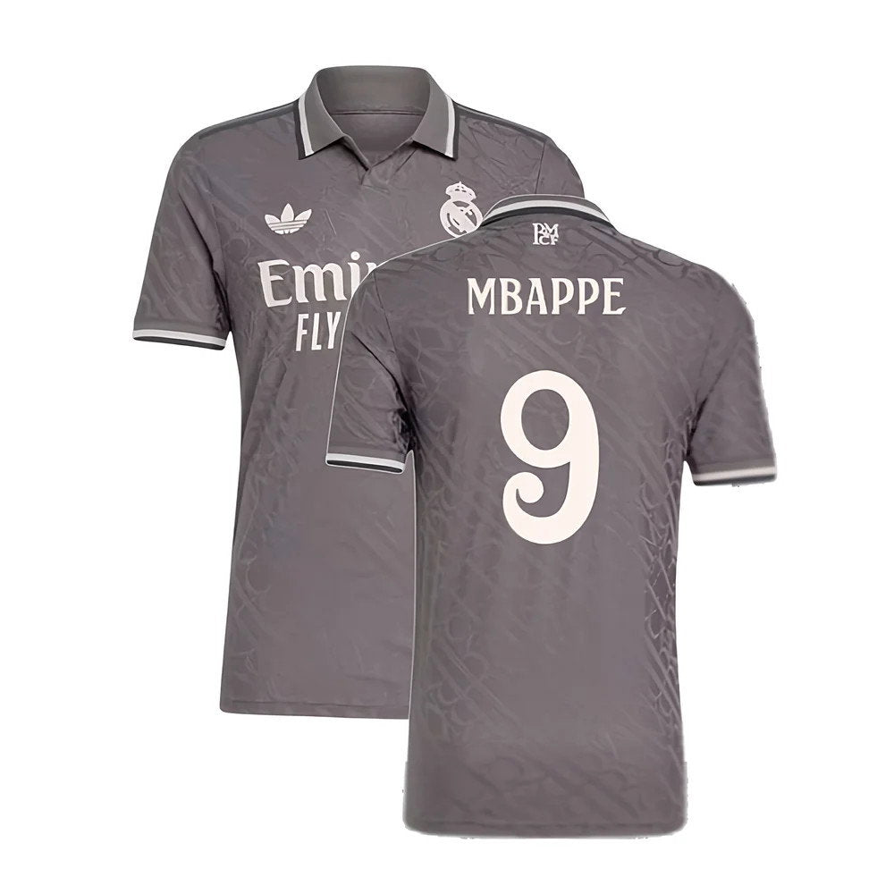 2024-2025 Real Madrid Authentic Third Shirt (Mbappe 9)_0