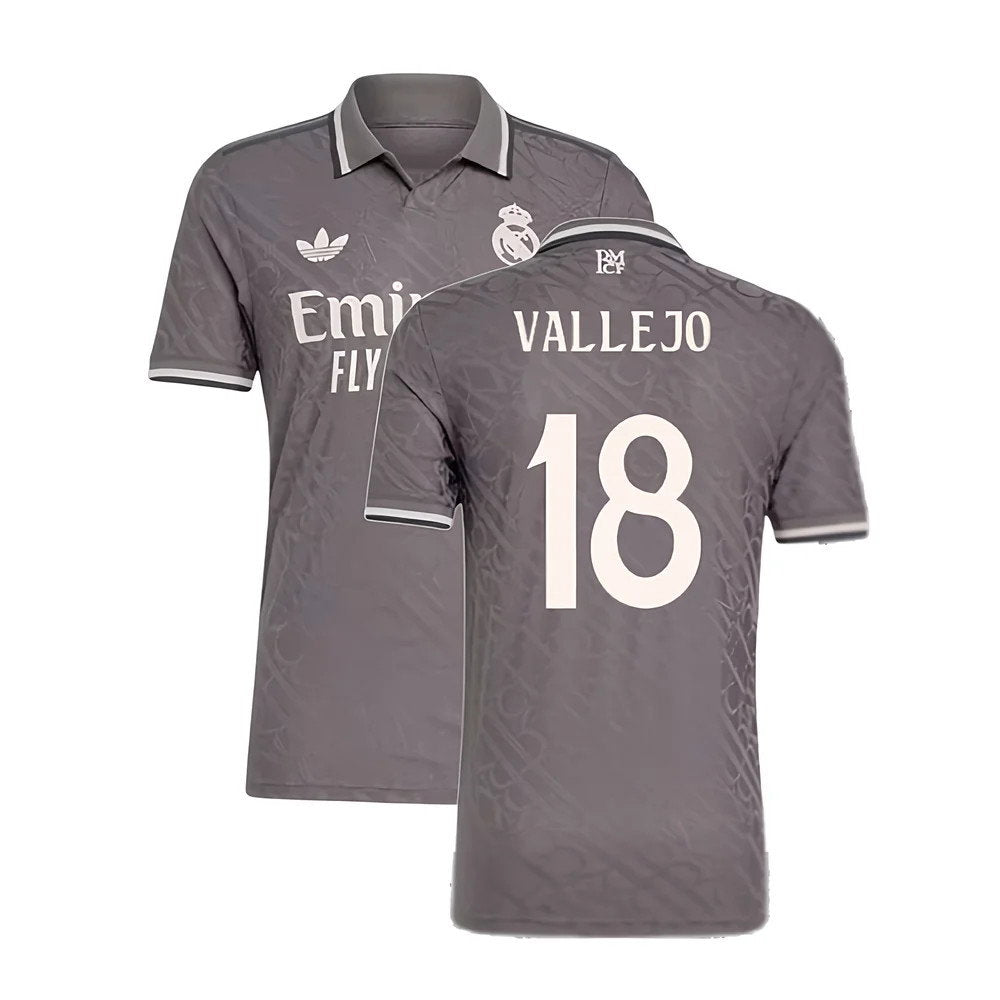 2024-2025 Real Madrid Authentic Third Shirt (Vallejo 18)_0