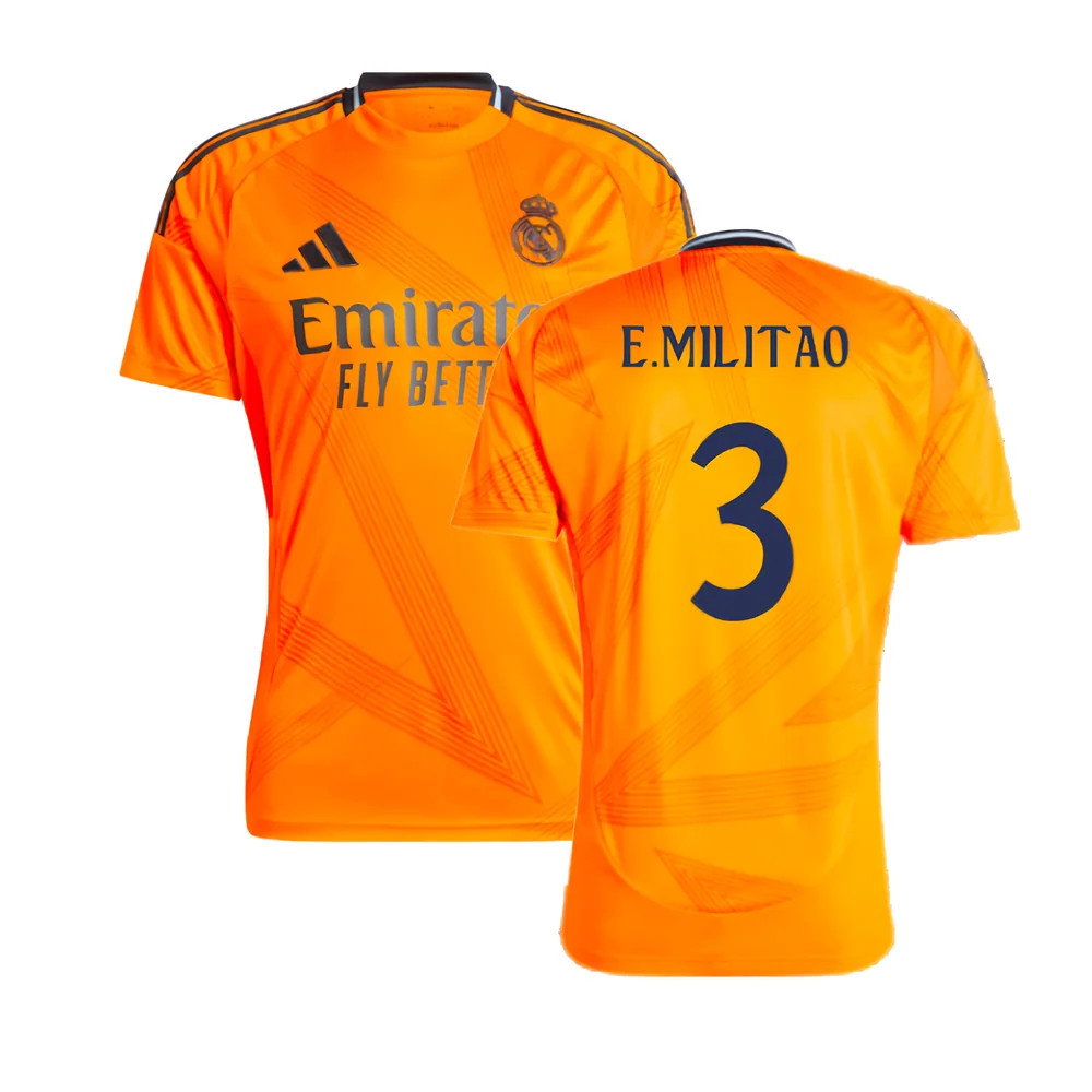 2024-2025 Real Madrid Away Shirt (E.Militao 3)_0
