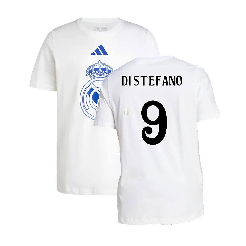 2024-2025 Real Madrid DNA Graphic Tee (White) (Di Stefano 9)_0