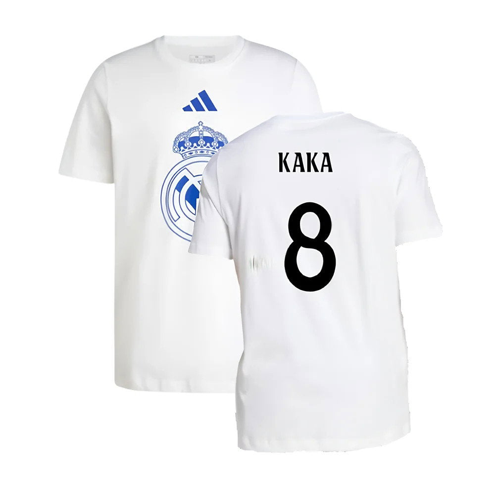 2024-2025 Real Madrid DNA Graphic Tee (White) (Kaka 8)_0
