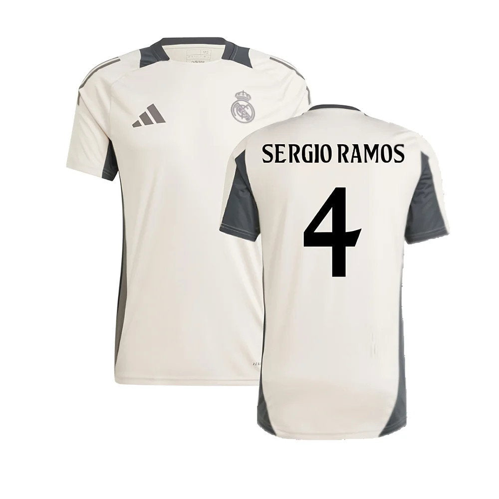 2024-2025 Real Madrid EU Training Jersey (Putty Mauve) (Sergio Ramos 4)_0