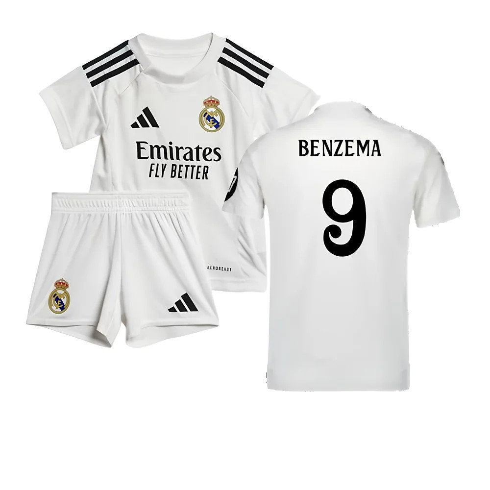 2024-2025 Real Madrid Home Baby Kit (Benzema 9)_0