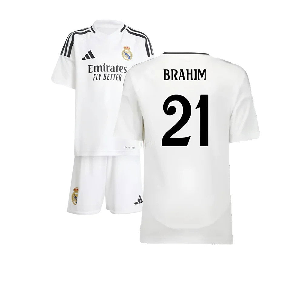 2024-2025 Real Madrid Home Mini Kit (Brahim 21)_0