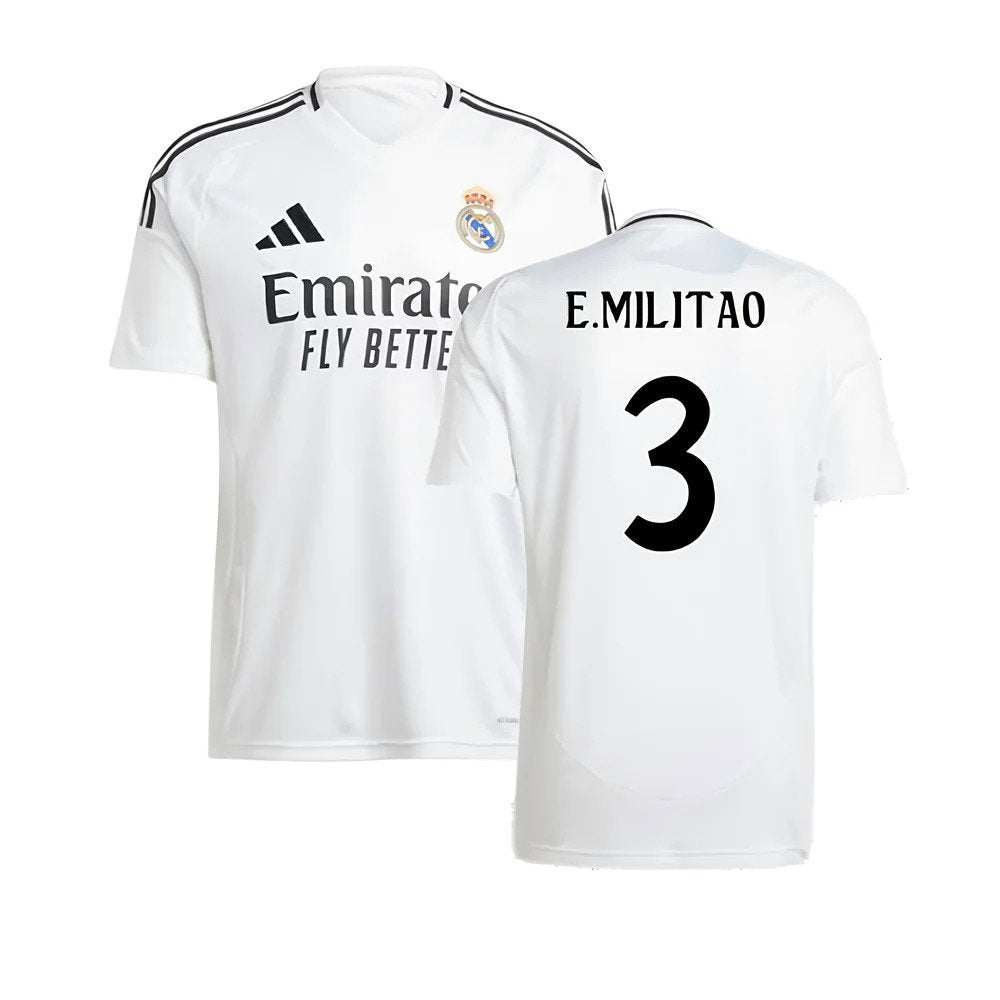 2024-2025 Real Madrid Home Shirt (E.Militao 3)_0
