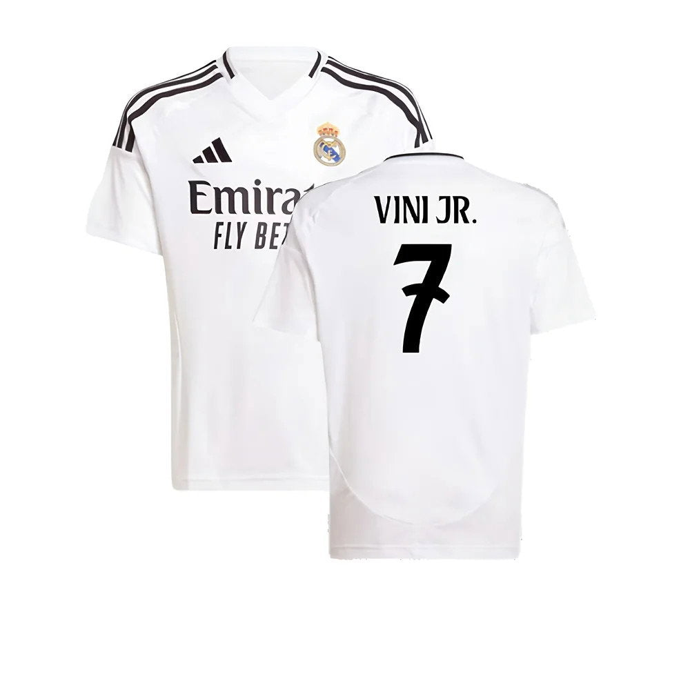 2024-2025 Real Madrid Home Shirt (Kids) (Vini Jr. 7)_0