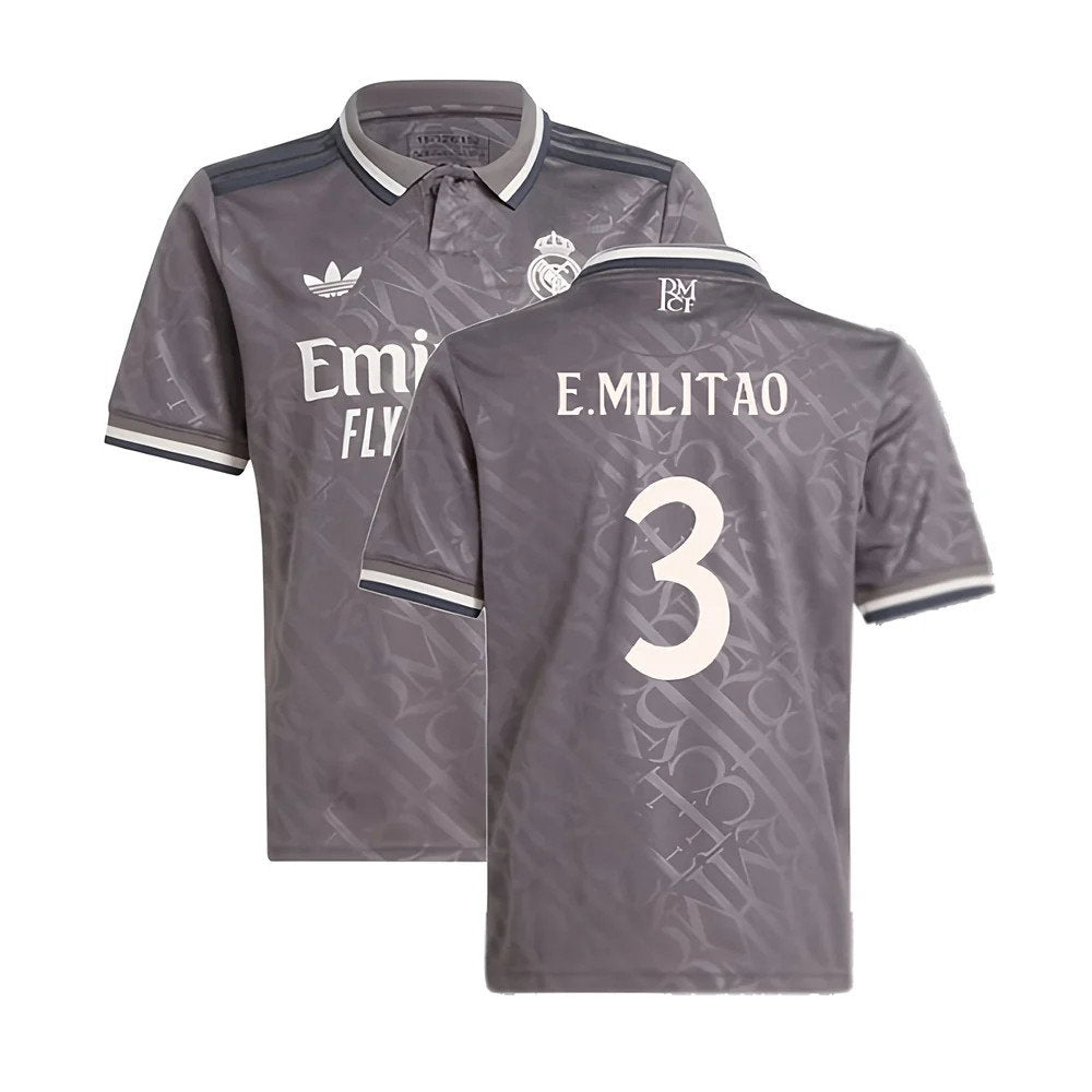 2024-2025 Real Madrid Third Shirt (Kids) (E.Militao 3)_0