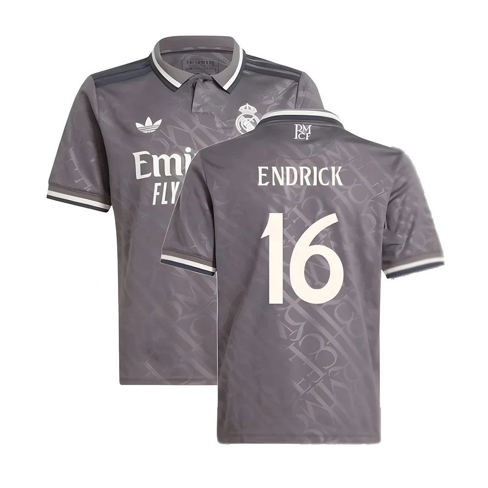 2024-2025 Real Madrid Third Shirt (Kids) (Endrick 16)_0