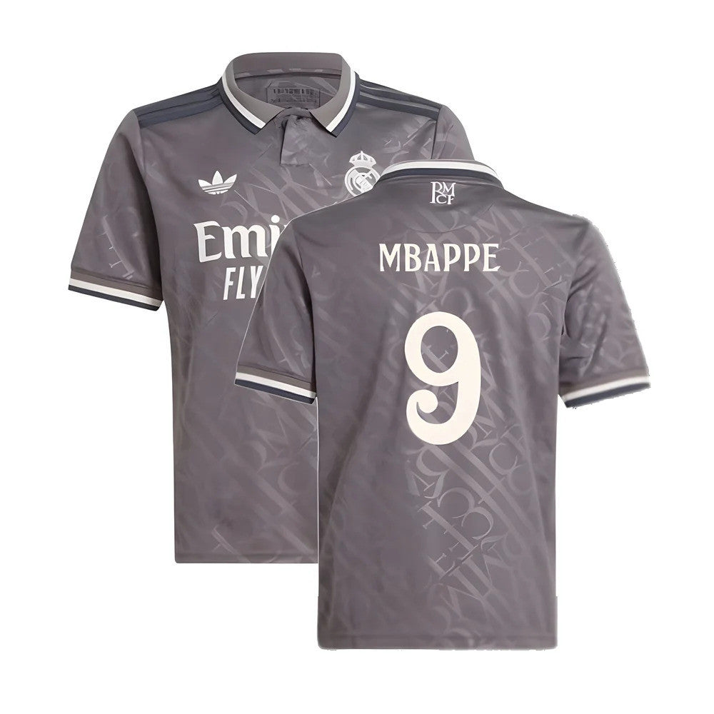 2024-2025 Real Madrid Third Shirt (Kids) (Mbappe 9)_0