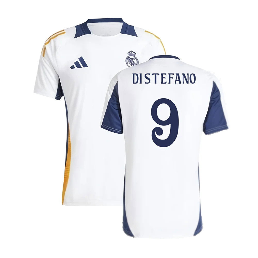 2024-2025 Real Madrid Training Tee (White) (Di Stefano 9)_0