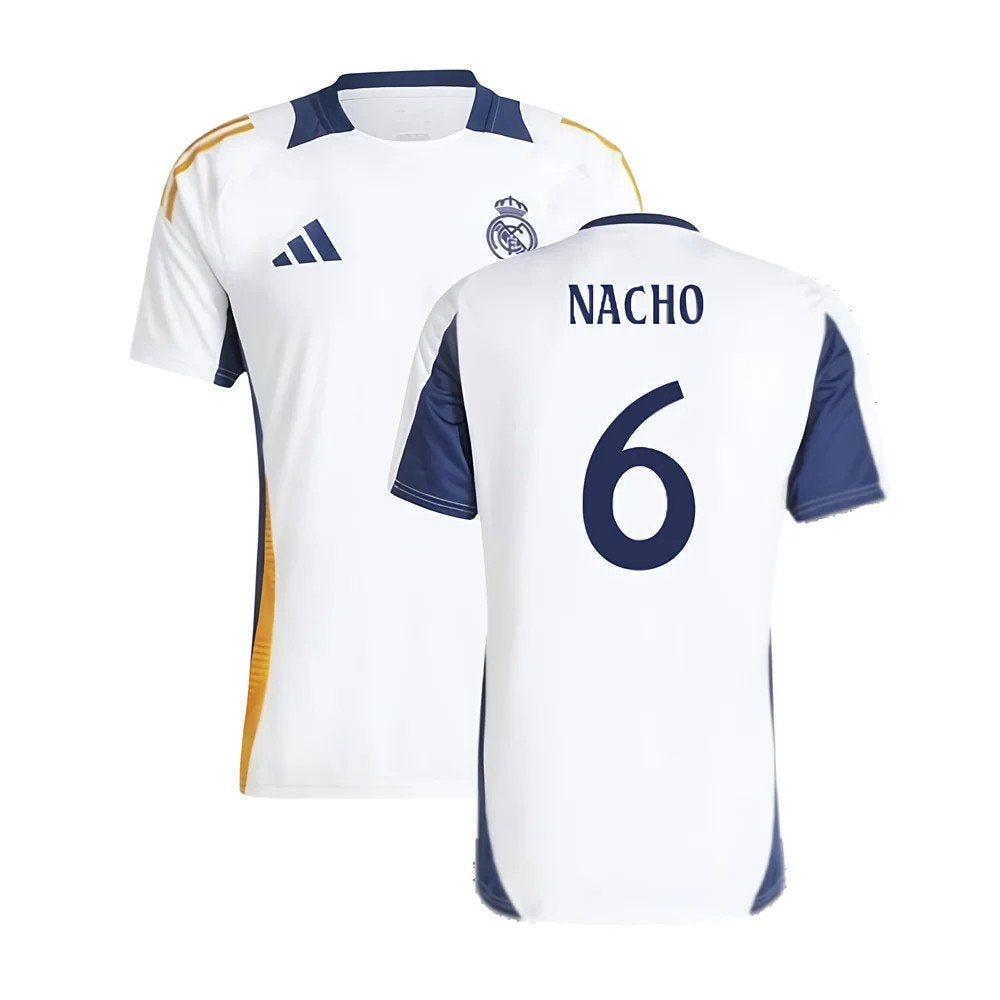 2024-2025 Real Madrid Training Tee (White) (Nacho 6)_0
