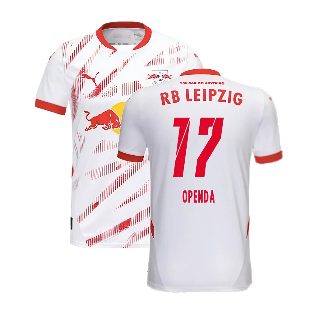 2024-2025 Red Bull Leipzig Home Shirt (Kids) (Openda 17)_0
