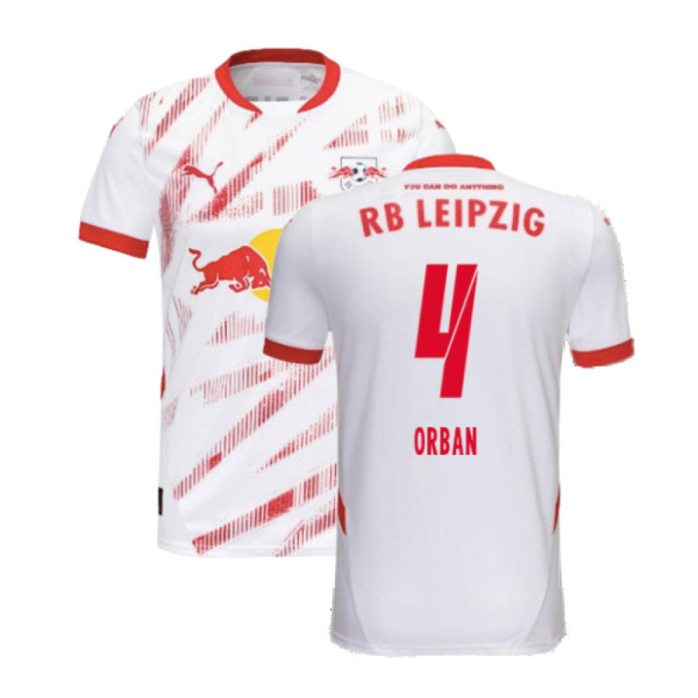 2024-2025 Red Bull Leipzig Home Shirt (Kids) (Orban 4)_0
