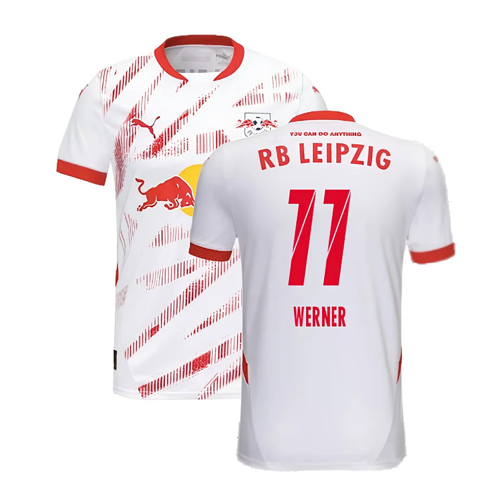 2024-2025 Red Bull Leipzig Home Shirt (Kids) (Werner 11)_0