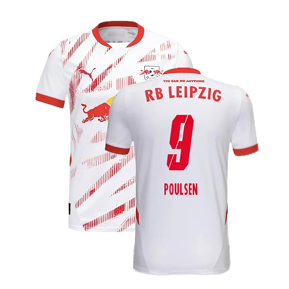 2024-2025 Red Bull Leipzig Home Shirt (Poulsen 9)_0