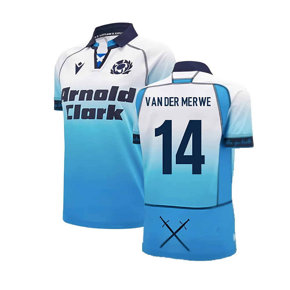 2024-2025 Scotland Rugby Away Replica Shirt (Womens) (Van Der Merwe 14)_0