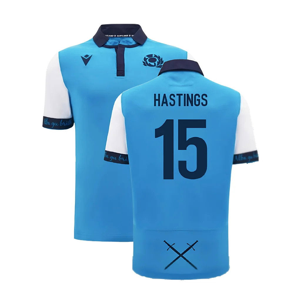 2024-2025 Scotland Rugby Away SS Cotton Shirt (Hastings 15)_0