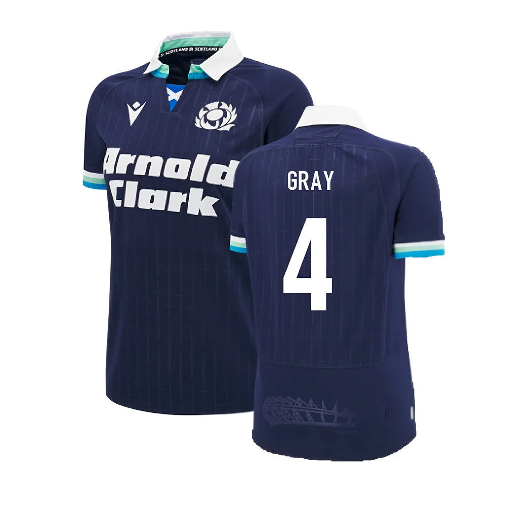 2024-2025 Scotland Rugby Home Poly Replica Shirt (Womens) (Gray 4)_0