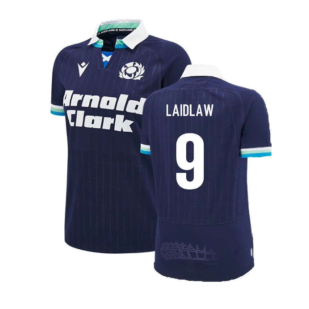 2024-2025 Scotland Rugby Home Poly Replica Shirt (Womens) (Laidlaw 9)_0