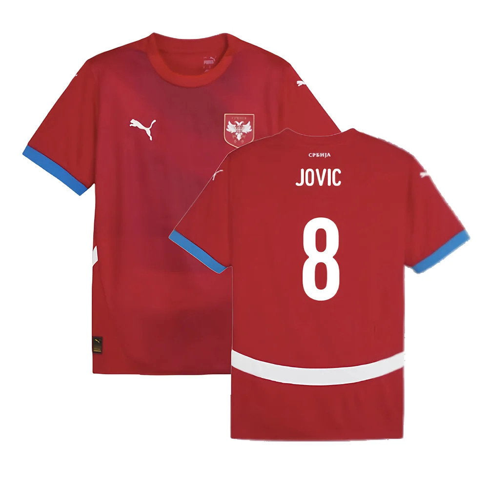 2024-2025 Serbia Home Shirt (Jovic 8)_0