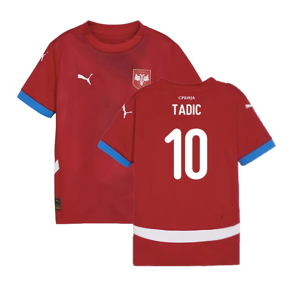 2024-2025 Serbia Home Shirt (Kids) (Tadic 10)_0