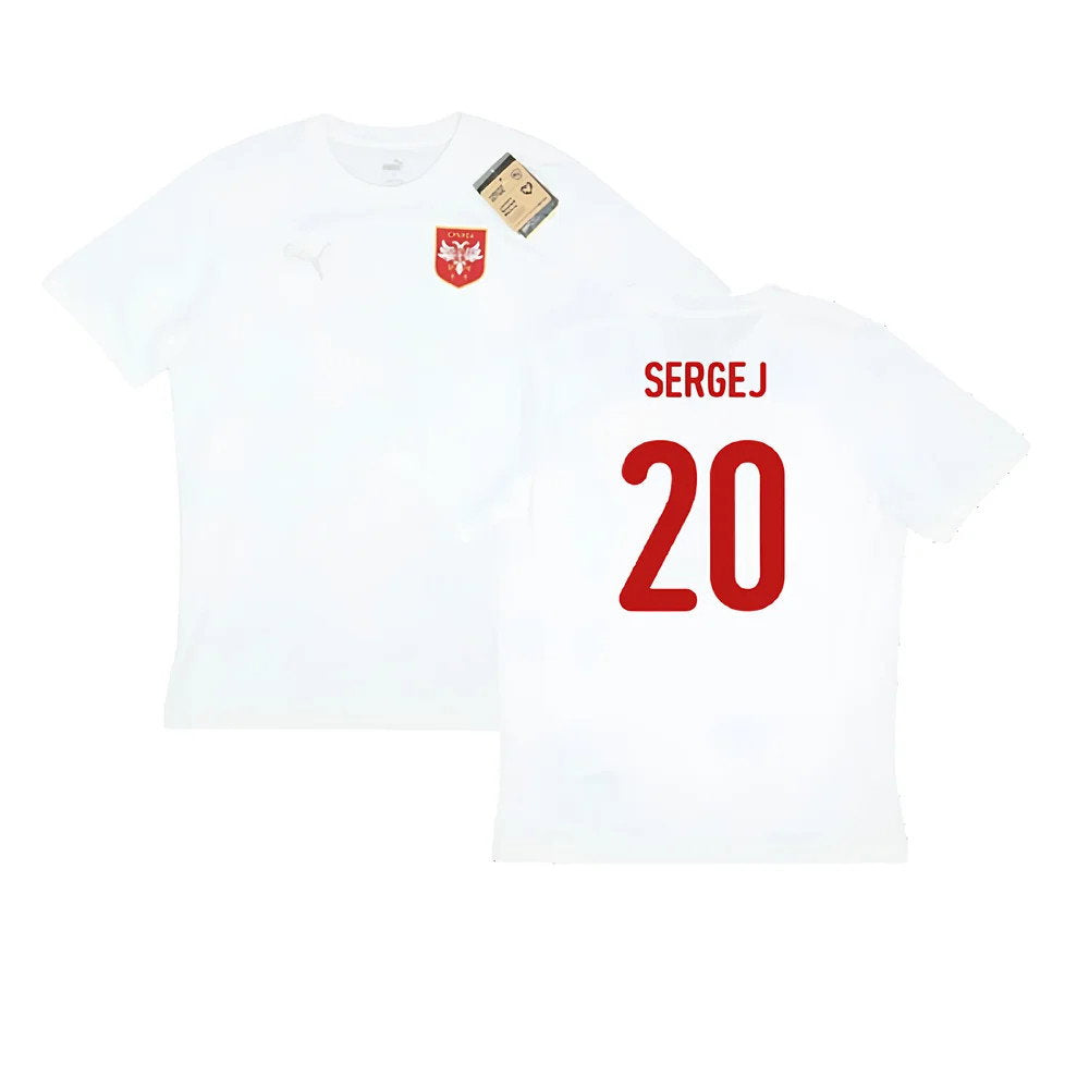 2024-2025 Serbia Training Jersey (White) (Sergej 20)_0