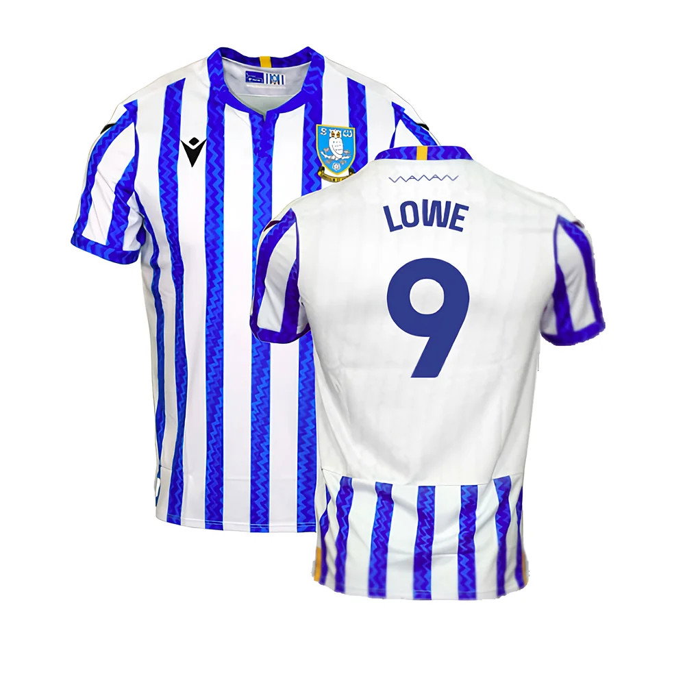 2024-2025 Sheffield Wednesday Home Shirt (Lowe 9)_0
