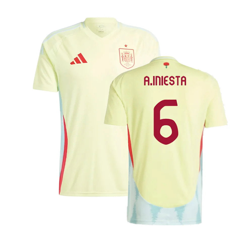 2024-2025 Spain Away Shirt (A.Iniesta 6)_0