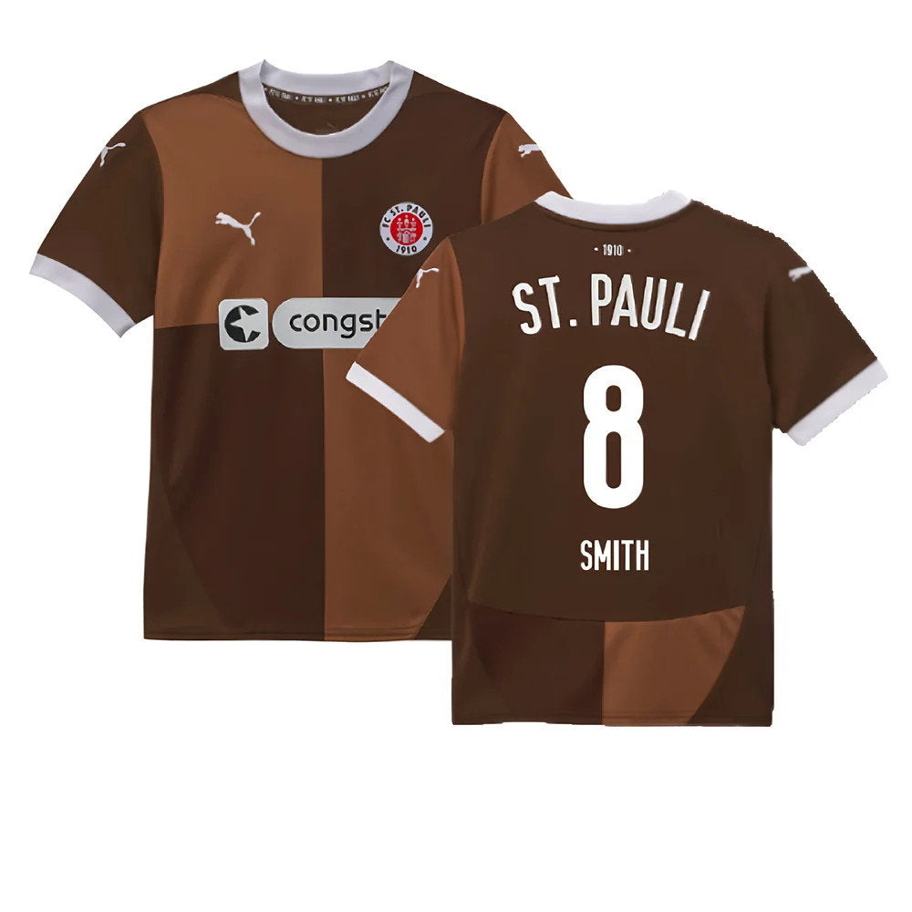 2024-2025 St Pauli Home Shirt (Kids) (Smith 8)_0