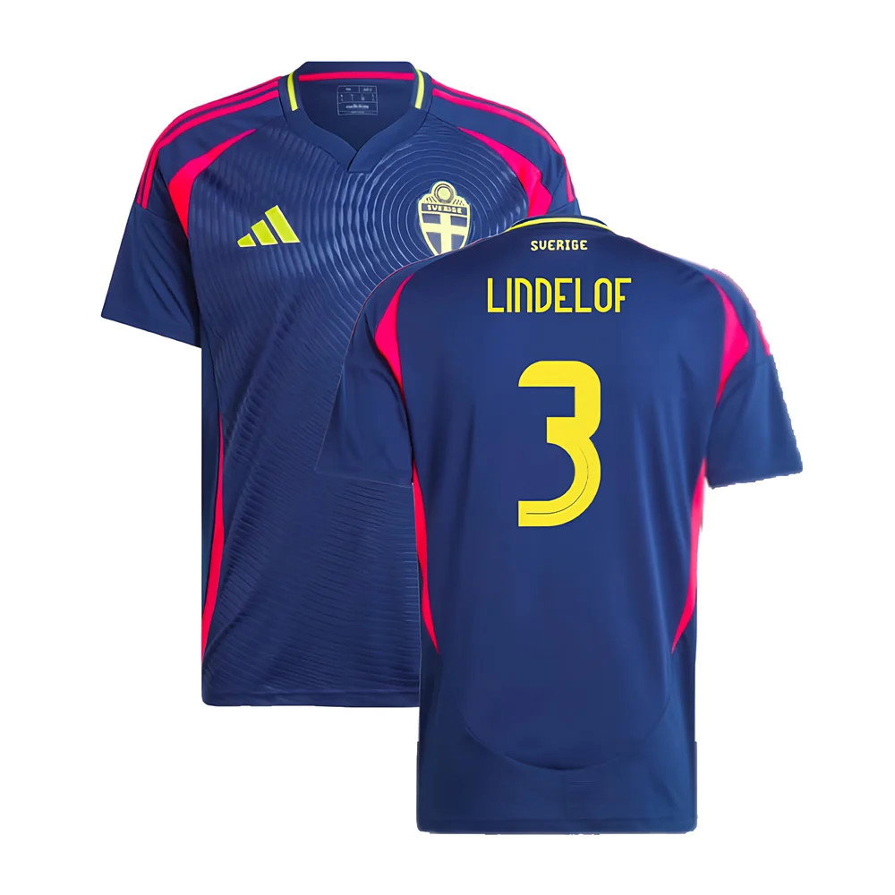 2024-2025 Sweden Away Shirt (LINDELOF 3)_0