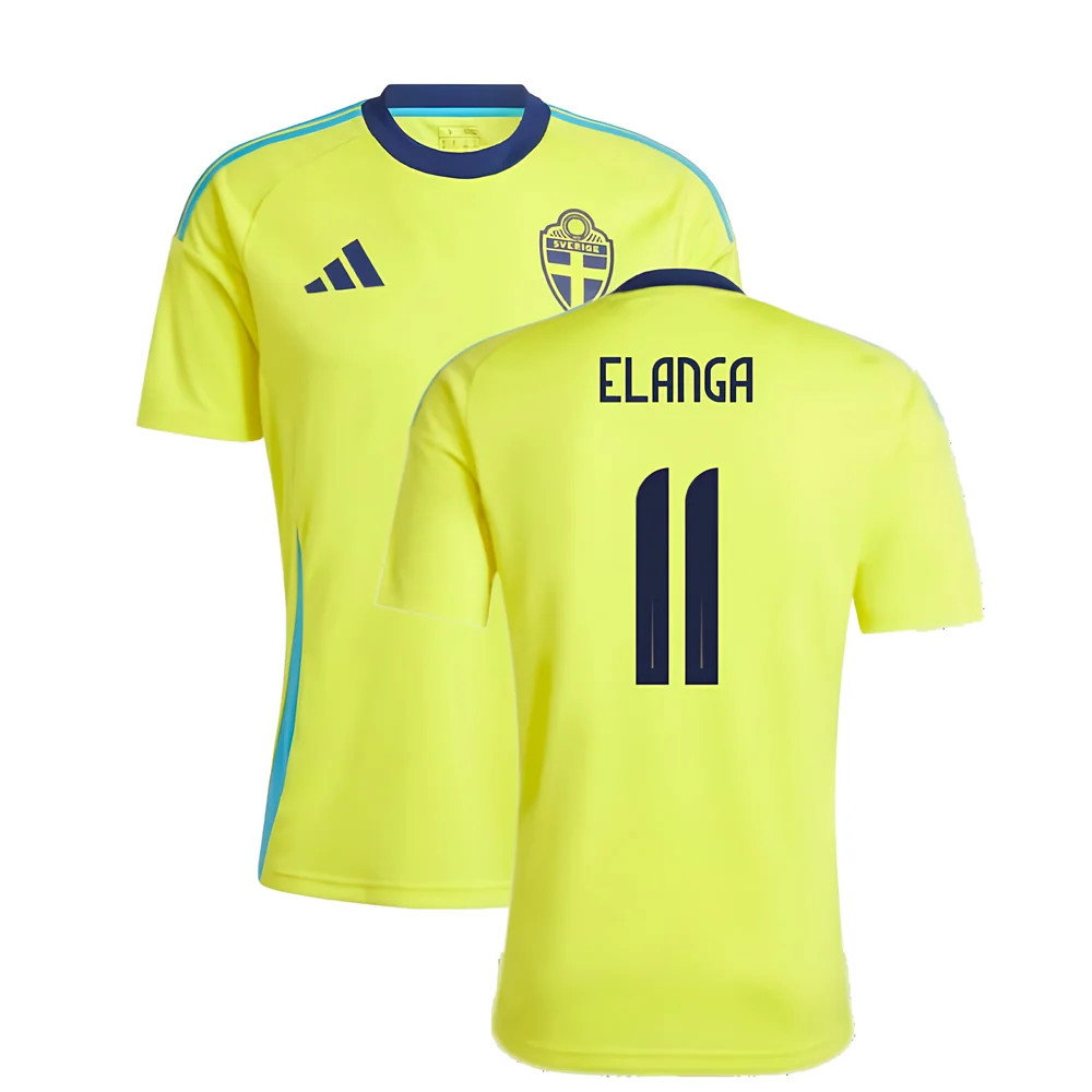 2024-2025 Sweden Home Fan Shirt (ELANGA 11)_0