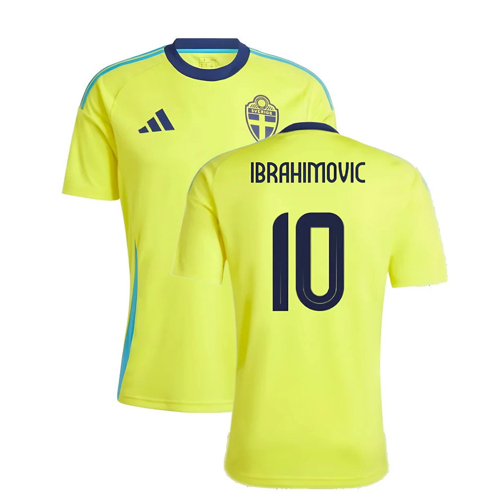 2024-2025 Sweden Home Fan Shirt (IBRAHIMOVIC 10)_0