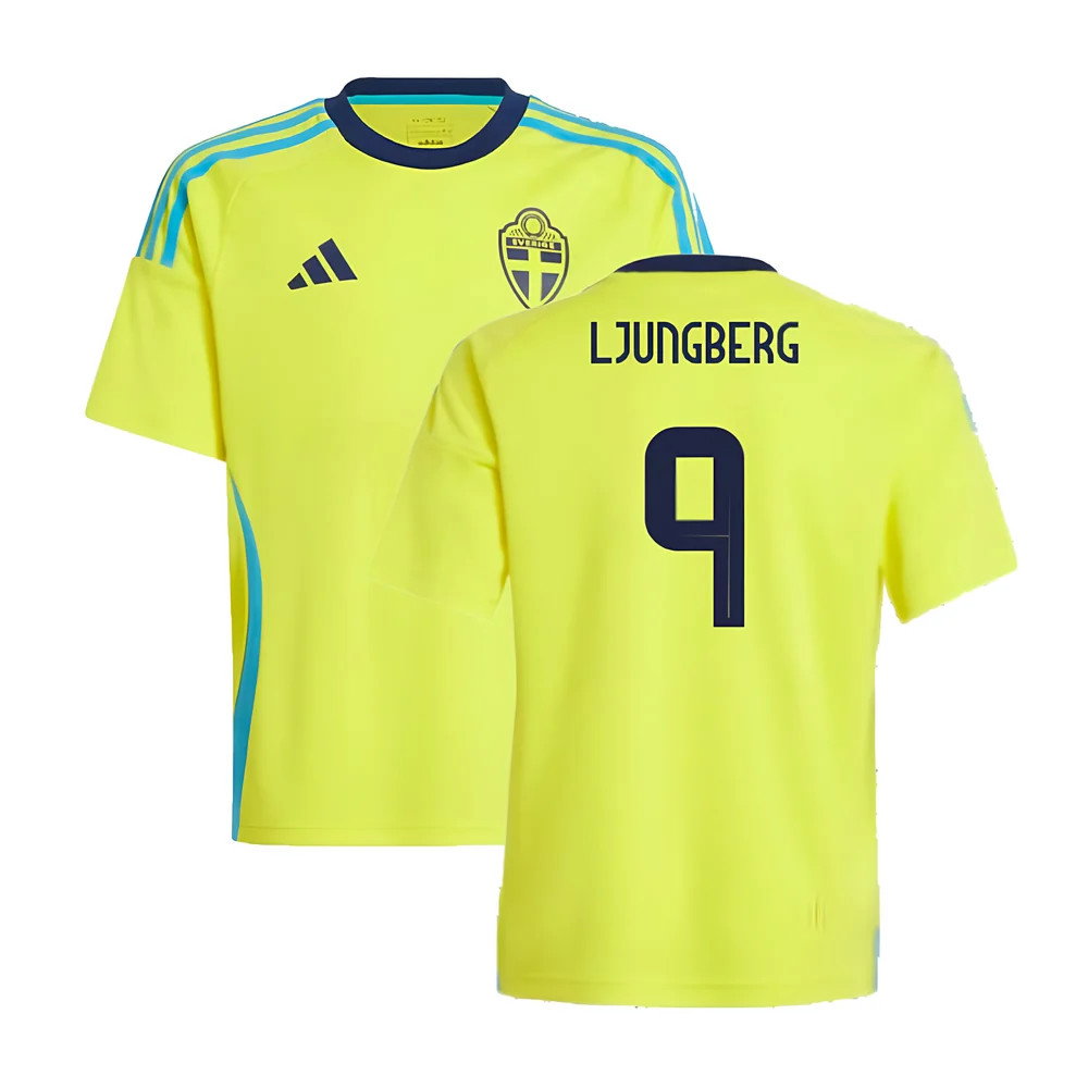 2024-2025 Sweden Home Fan Shirt (Kids) (LJUNGBERG 9)_0