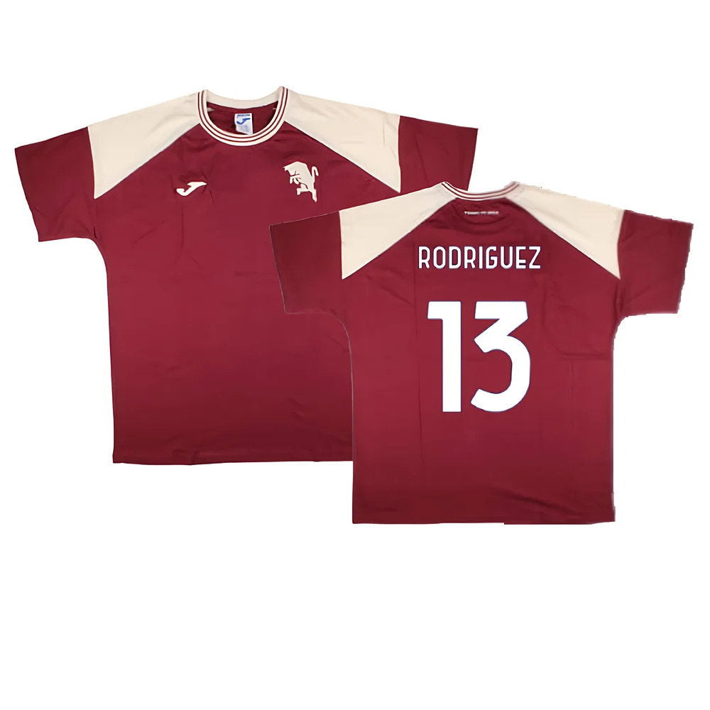 2024-2025 Torino Free Time T-Shirt (Burgundy) (Rodriguez 13)_0