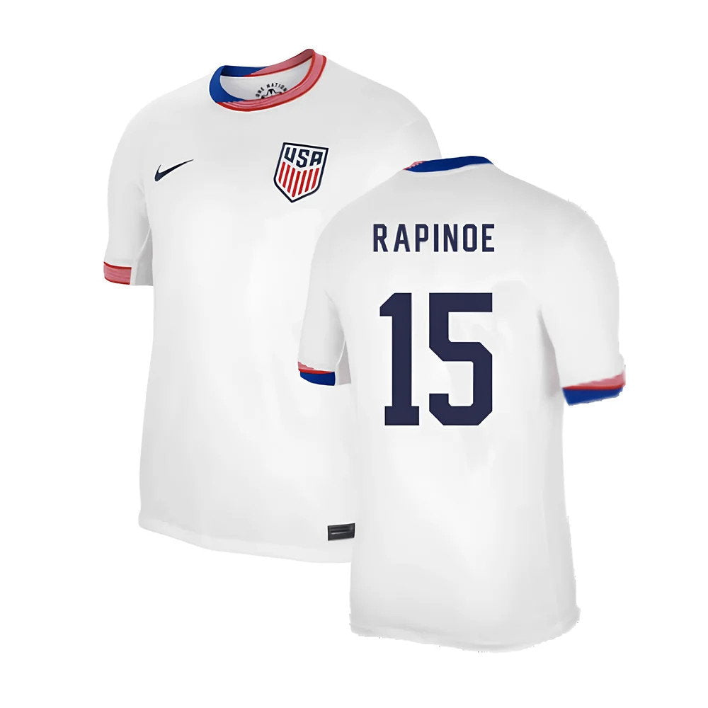 2024-2025 United States USA Home Shirt (Rapinoe 15)_0
