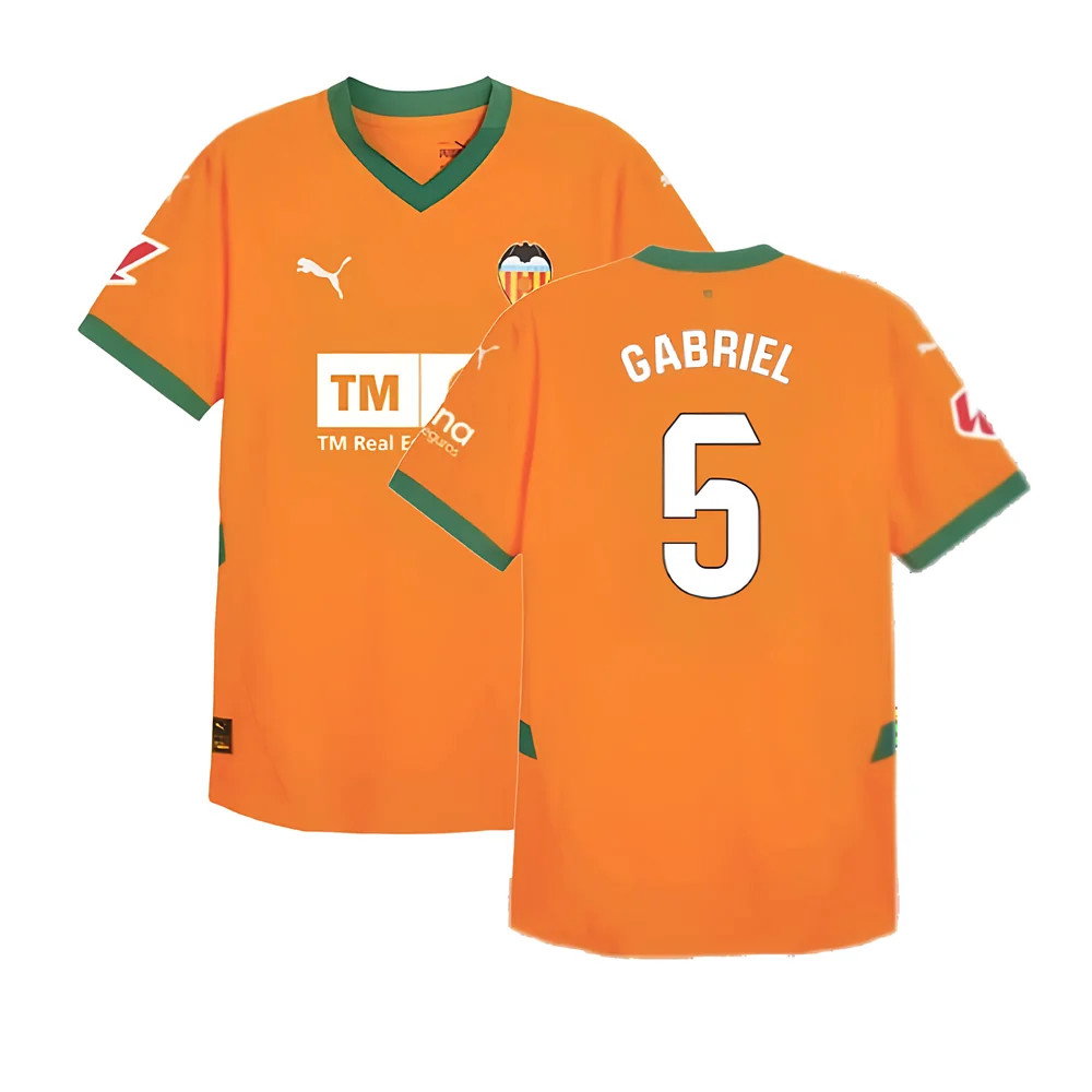 2024-2025 Valencia Third Shirt (Kids) (Gabriel 5)_0
