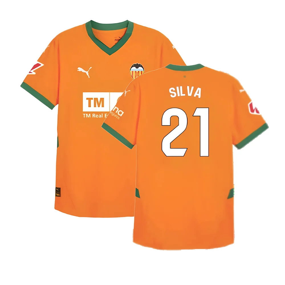 2024-2025 Valencia Third Shirt (Kids) (Silva 21)_0